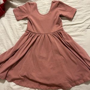 Alice + Ames Mauve Shortsleeve Dress